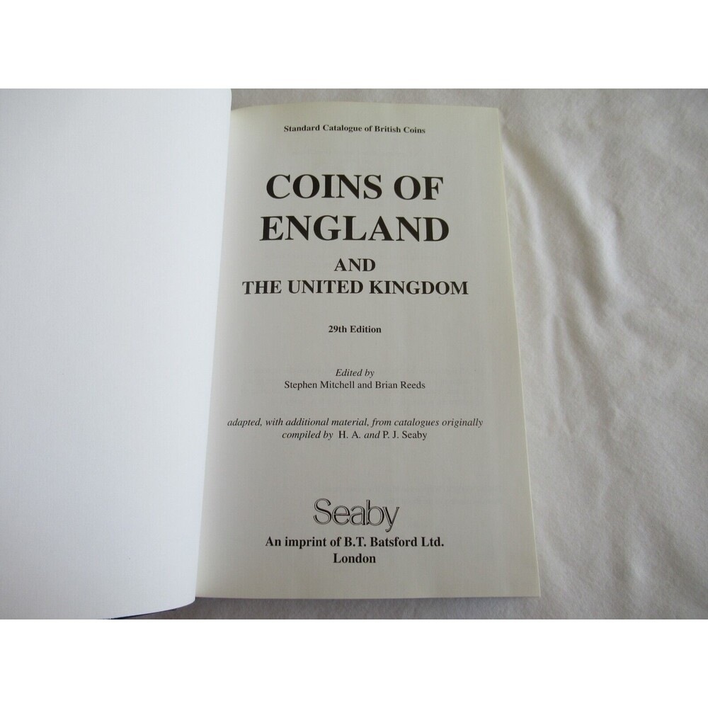 VINTAGE COIN BOOK 1994 SEABY CATALOGUE COINS OF ENGLAND & THE UK 29th EDITION - Picture 4 of 10